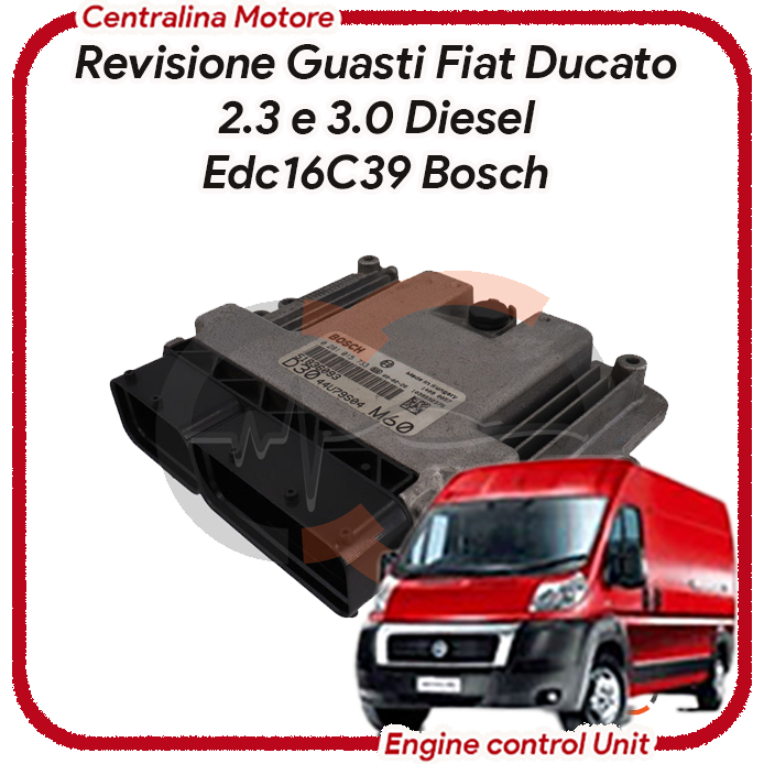 Centralina motore Fiat Ducato 2.3 - 3.0 Bosch EDC16C39